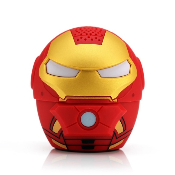 NWT Marvel Avengers Bitty Boomers Iron Man Portable Speaker - Red and Gold - Picture 4 of 6